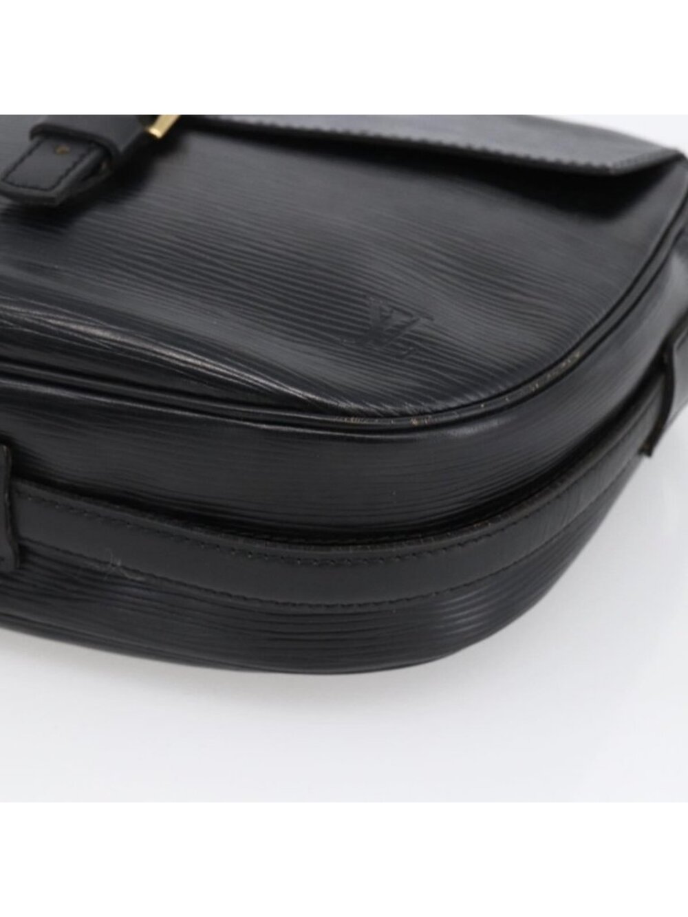 Authentic LOUIS VUITTON Epi Jeune Fille MM Shoulder Bag Black M52152 LV - Picture 6 of 16
